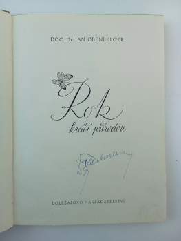 Jan Obenberger: Rok kráčí přírodou