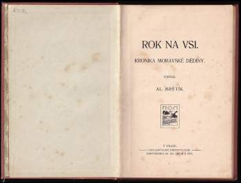 Alois Mrštík: Rok na vsi