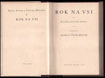 Vilém Mrštík: Rok na vsi