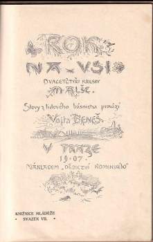 Vojta Beneš: Rok na vsi