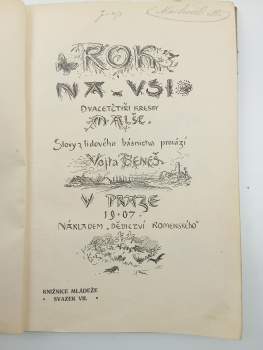 Vojta Beneš: Rok na vsi