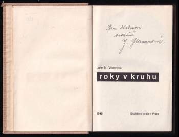 Jarmila Glazarová: Roky v kruhu