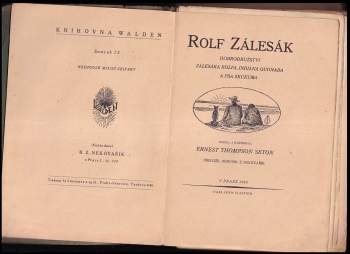 Ernest Thompson Seton: Rolf zálesák