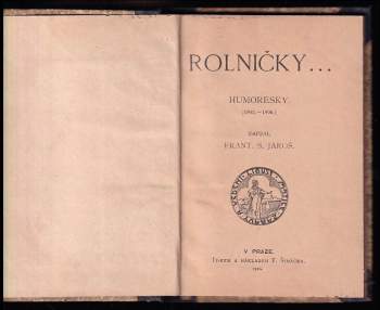 František S Jaroš: Rolničky--