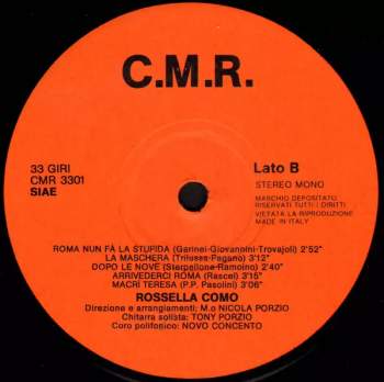 Rossella Como: Roma Folk