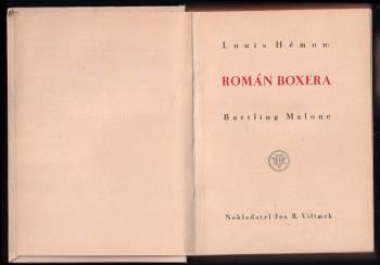 Louis Hémon: Román boxera