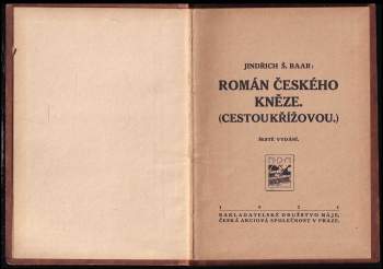 Jindřich Šimon Baar: Román českého kněze