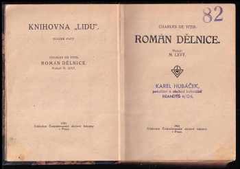 Charles de Vitis: Román dělnice