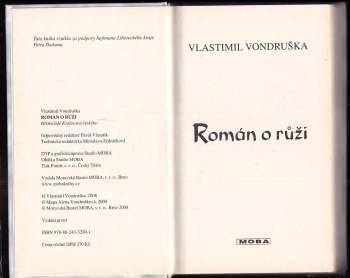 Vlastimil Vondruška: Román o růži