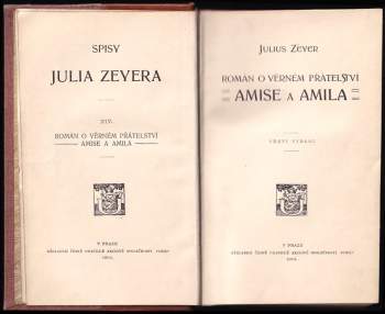 Julius Zeyer: Román o věrném přátelství Amise a Amila