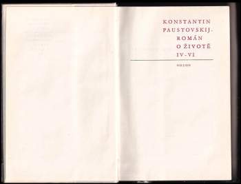 Konstantin Georgijevič Paustovskij: Román o životě