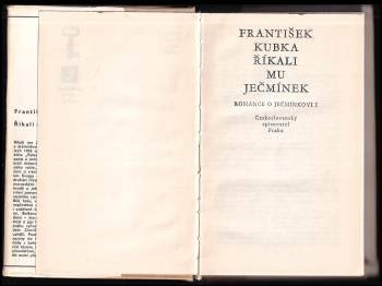 František Kubka: Říkali mu Ječmínek