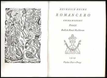 Heinrich Heine: Romancero : kniha historií