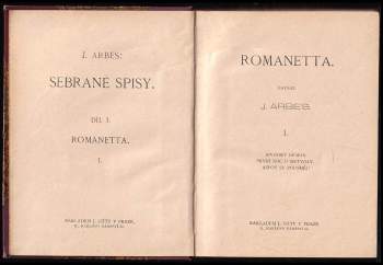 Jakub Arbes: Romanetta