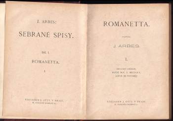 Jakub Arbes: Romanetta