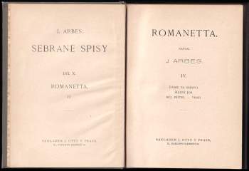 Jakub Arbes: Romanetta