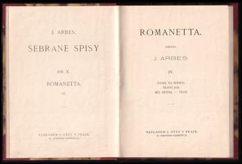 Jakub Arbes: Romanetta
