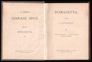 Jakub Arbes: Romanetta