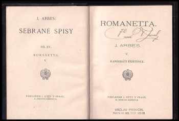 Jakub Arbes: Romanetta