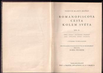 Vicente Blasco Ibáñez: Romanopiscova cesta kolem světa