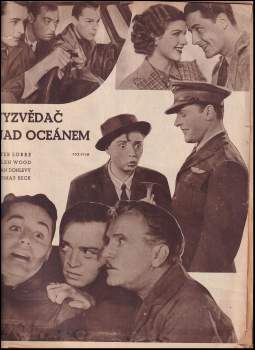 Martina Ovesná: Románový týdeník- Weekend- 1937, č. 30- Vyzvědač nad oceánem