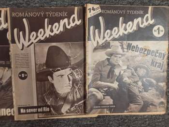 Románový týdeník Weekend - různá čísla