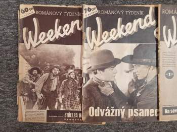 Románový týdeník Weekend - různá čísla