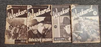Románový týdeník Weekend - různá čísla