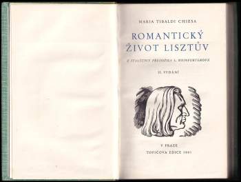 Mary Chiesa Tibaldi: Romantický život Lisztův