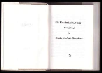 Jiří Karásek ze Lvovic: Romány tří magů