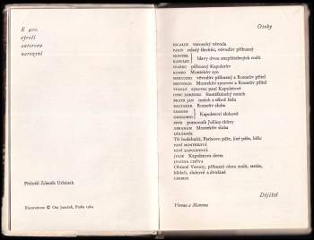 William Shakespeare: Romeo a Julie