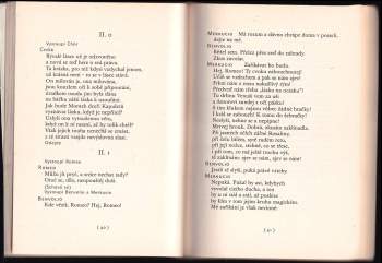 William Shakespeare: Romeo a Julie