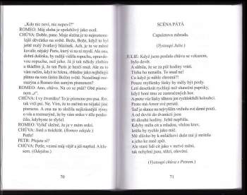 William Shakespeare: Romeo a Julie