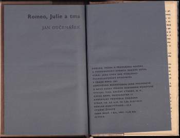 Jan Otčenášek: Romeo, Julie a tma