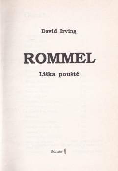 David John Cawdell Irving: Rommel