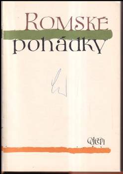 Jan Sládek: Romské pohádky