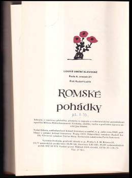Jan Sládek: Romské pohádky