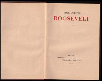 Emil Ludwig: Roosevelt