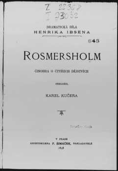 Rosmersholm