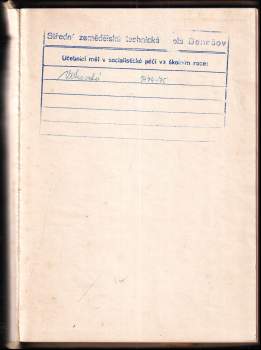 Jaroslav Škaloud: Rostlinná výroba