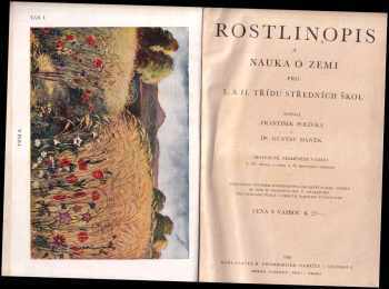 František Polívka: Rostlinopis a nauka o zemi pro 1 a 2. třídu středních škol.