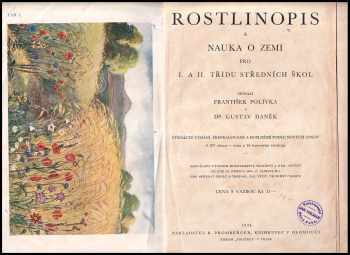 František Polívka: Rostlinopis a nauka o zemi pro I. a II. třídu středních škol