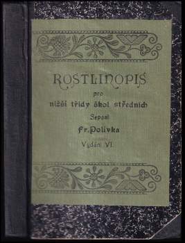 Rostlinopis pro nižší třídy dívčích lyceí a střední školy dívčí
