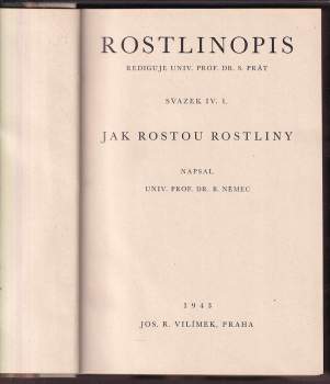 Bohumil Němec: Rostlinopis
