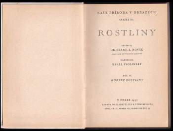 Karel Svolinský: Rostliny