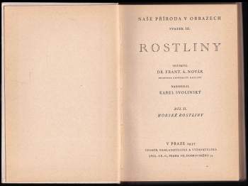 Karel Svolinský: Rostliny