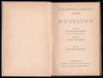 Karel Svolinský: Rostliny
