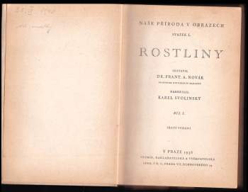 František Antonín Novák: Rostliny