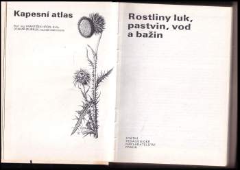 František Hron: Rostliny luk, pastvin, vod a bažin