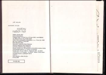 Jiří Soják: Rostliny našich hor